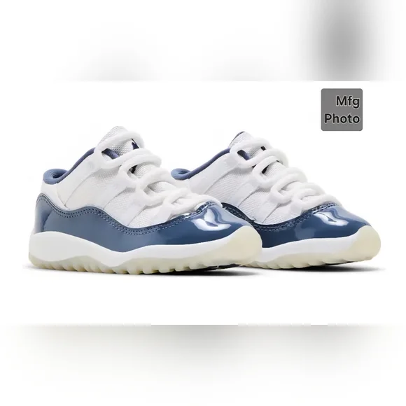 Nike Air Jordan 11 Retro Low TD 'Diffused Blue', Toddler 9 - Picture 1 of 8